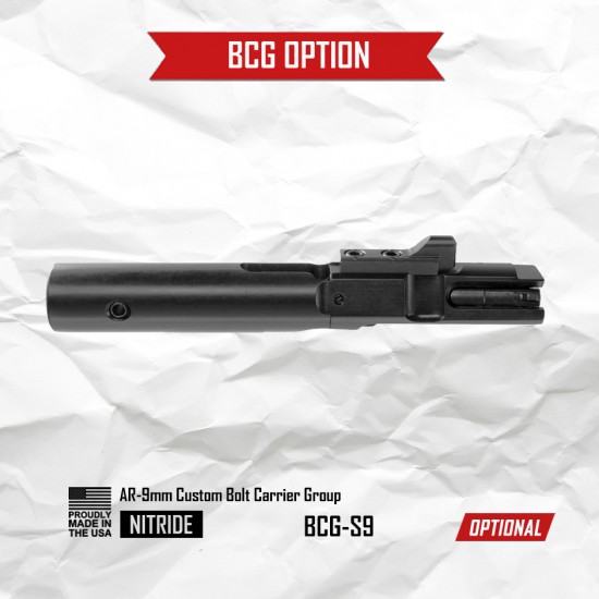 AR-9mm 1.10 16" BARREL 12" KEYMOD HANDGUARD | ''MERCENARY'' CARBINE KIT AR-9mm 1.10 16" BARREL 12" KEYMOD HANDGUARD | ''MERCENARY'' CARBINE KIT