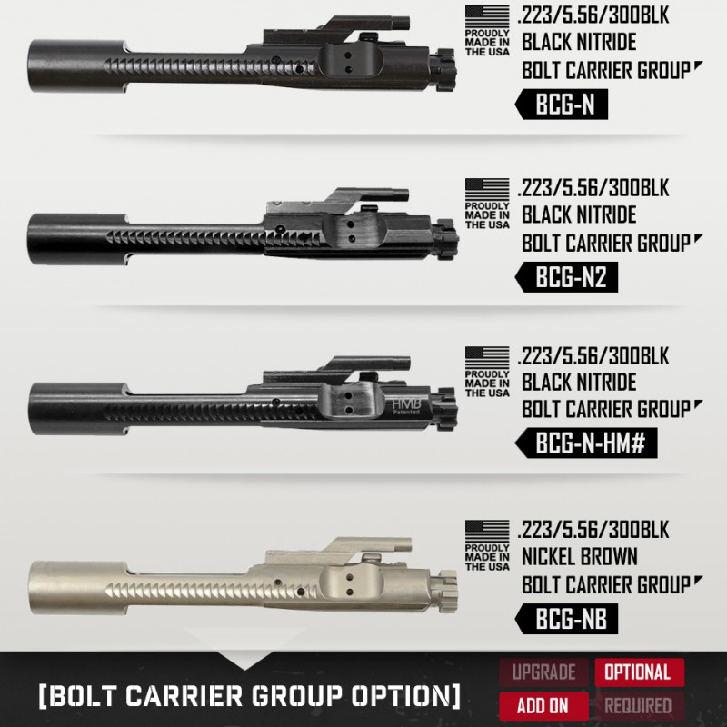 AR-15 .223/5.56 16" Barrel W/ 10'' 12" 15'' Handguard option | ''ENFORCER'' Carbine Kit