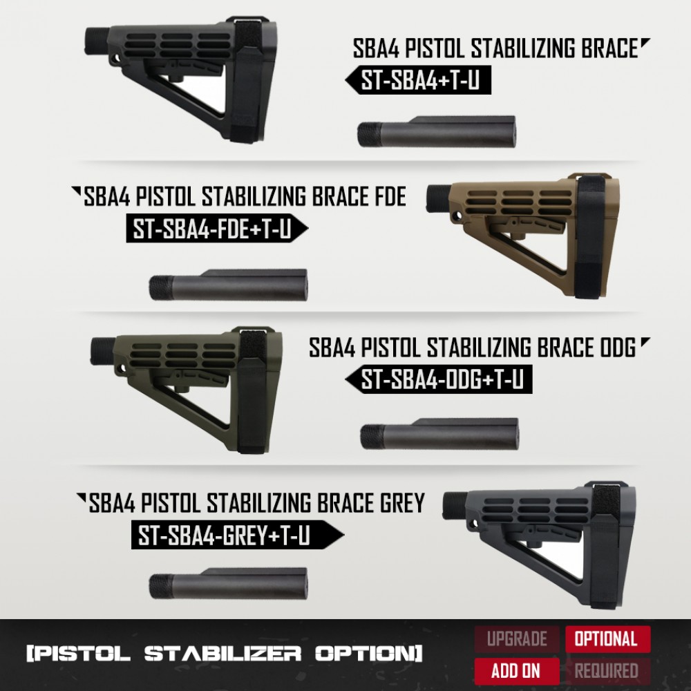 AR-15 .223/5.56 10.5" Barrel W/ 10" Handguard option | ''SALVO'' Pistol Kit