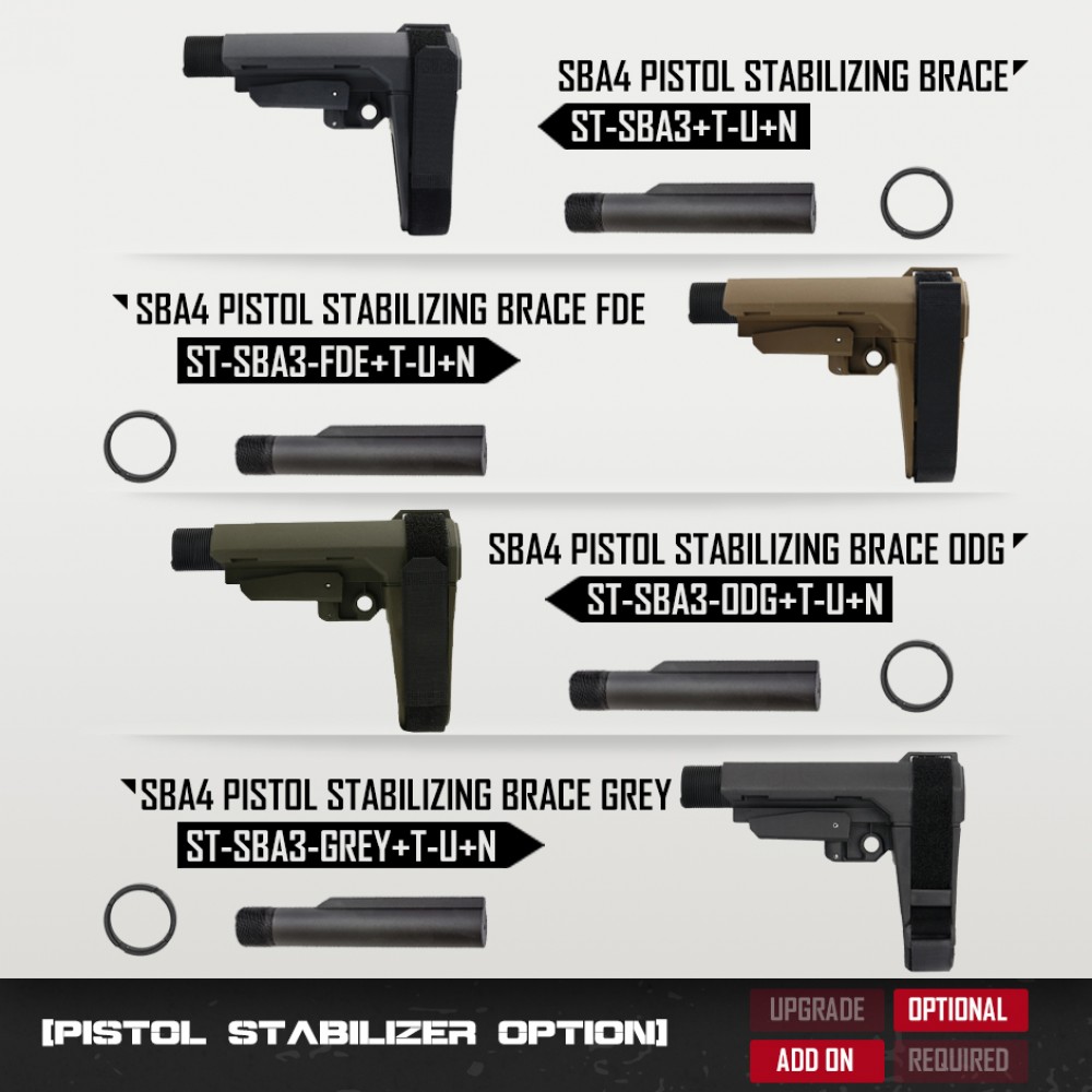 AR-15 .223/5.56 7.5'' Barrel W/ 7'' Handguard| ''PASTEL'' Pistol Kit 