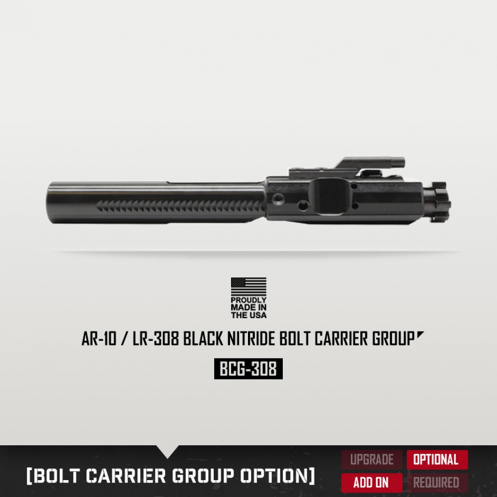 AR-10 / LR-308 13.5'' Black Nitride Barrel 10'' KEY MOD Handguard | Pistol Upper Build UPK81 [ASSEMBLED]