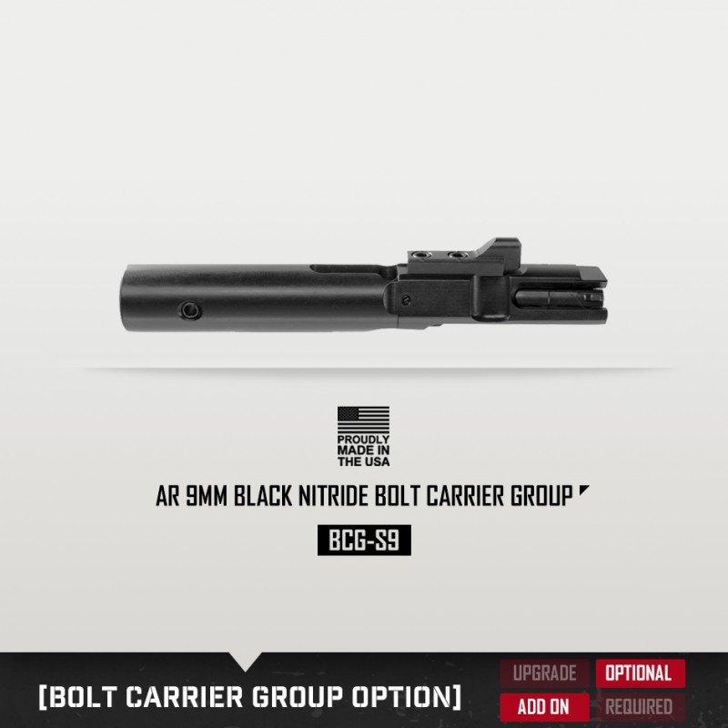 AR-9mm 7.5'' Barrel 7'' M-LOK Handguard | Pistol Upper Build UPK66 [ASSEMBLED]