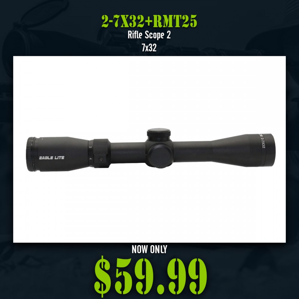 Rifle Scope 2-7x32