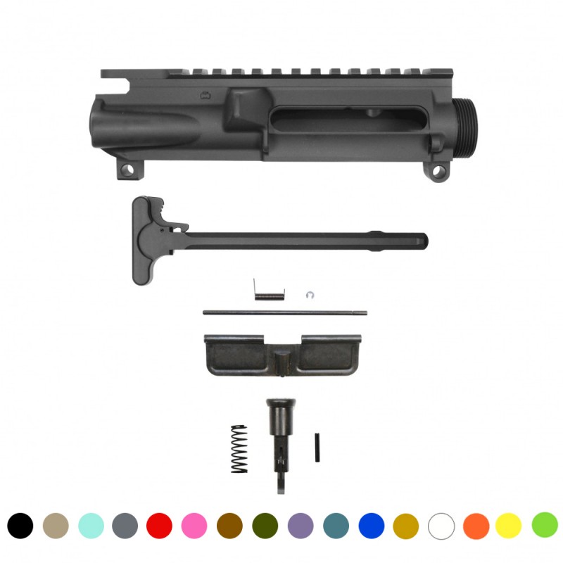 AR-15 Upper Receiver, Charging Handle, Dust Cover and Forward Assist [Cerakote Color Option]