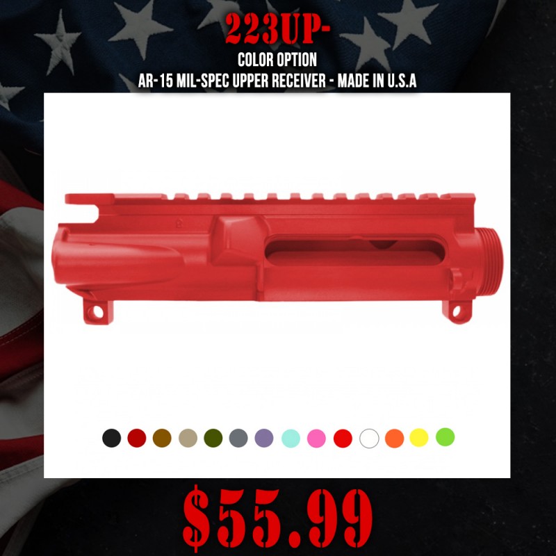 COLOR OPTION| AR-15 Mil-Spec Upper Receiver - Made In U.S.A COLOR OPTION| AR-15 Mil-Spec Upper Receiver - Made In U.S.A