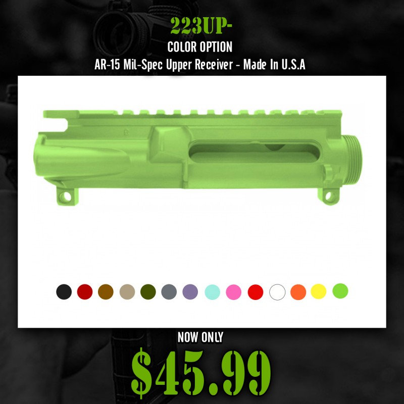 COLOR OPTION| AR-15 Mil-Spec Upper Receiver - Made In U.S.A