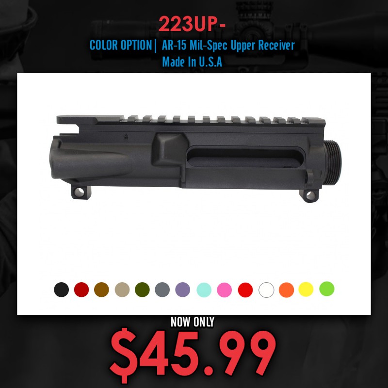 COLOR OPTION| AR-15 Mil-Spec Upper Receiver - Made In U.S.A