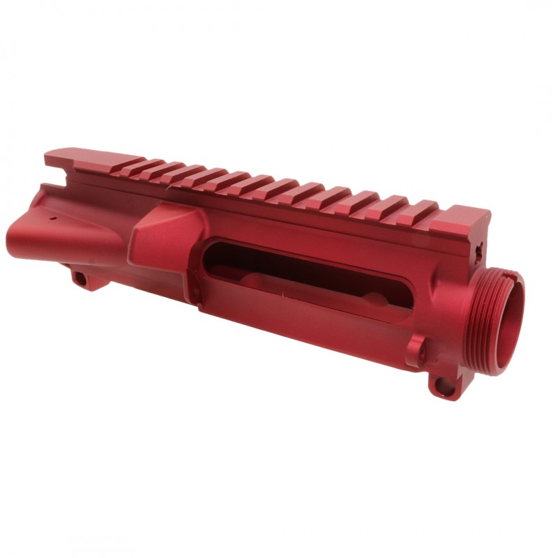 AR-15 Red Anodized Bundle | Stripped Upper Receiver | Charging Handle |Forward Assist | Dust Cover Option 