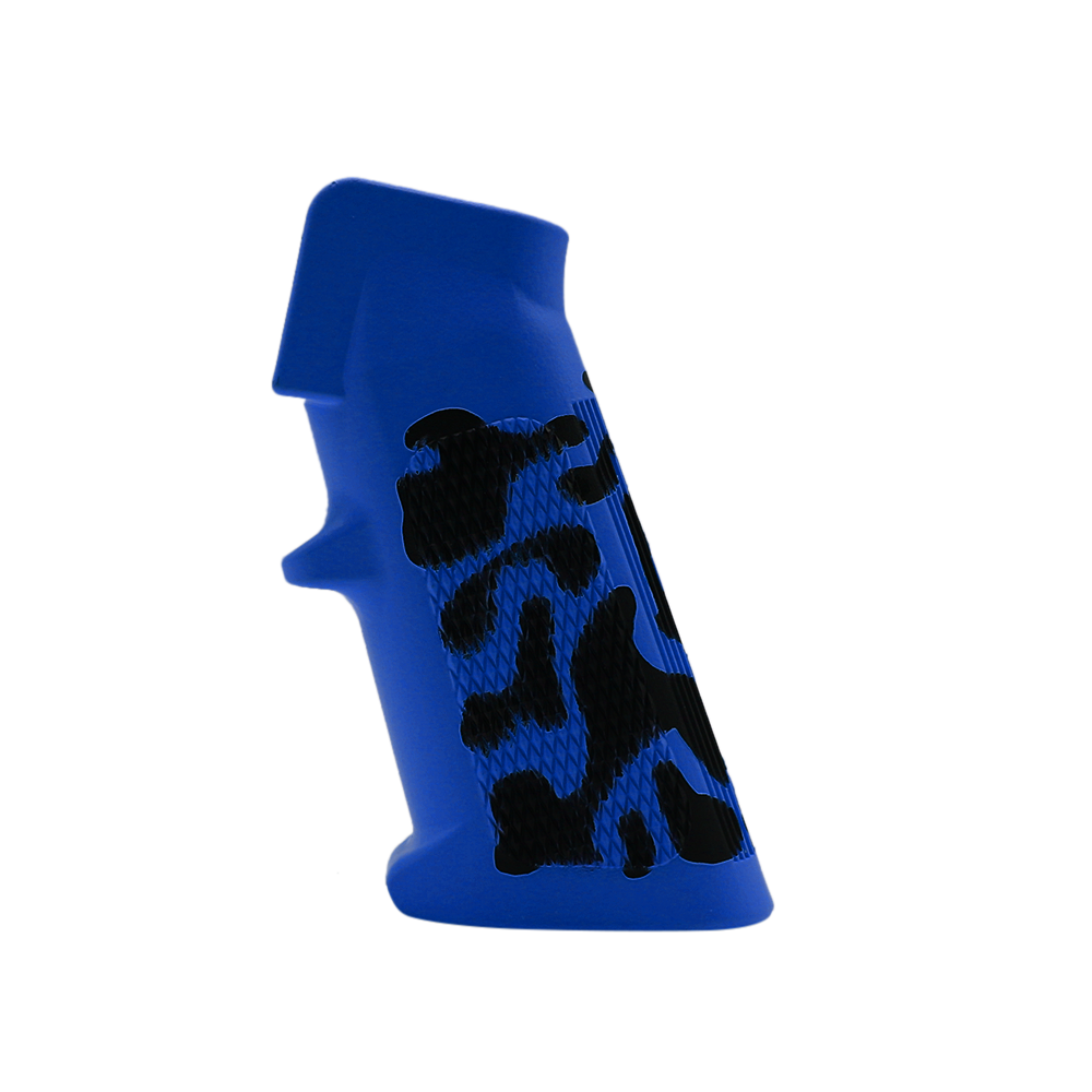 CERAKOTE CAMO BLU | AR Standard A2 Pistol Grip - Base BLU - Pattern - BLK CERAKOTE CAMO BLU | AR Standard A2 Pistol Grip - Base BLU - Pattern - BLK