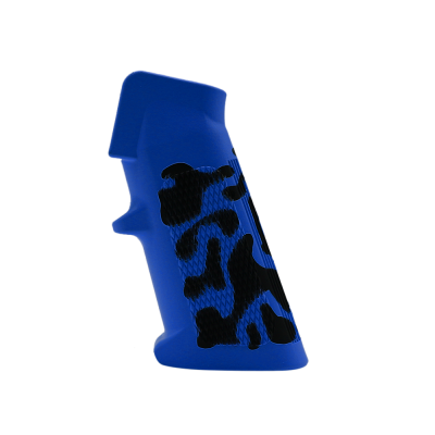CERAKOTE CAMO BLU | AR Standard A2 Pistol Grip - Base BLU - Pattern - BLK