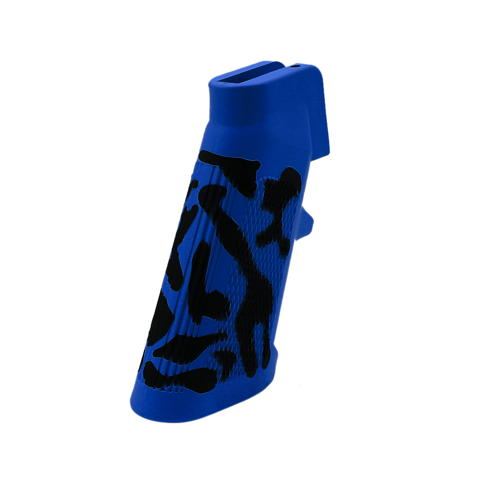 CERAKOTE CAMO BLU | AR Standard A2 Pistol Grip - Base BLU - Pattern - BLK CERAKOTE CAMO BLU | AR Standard A2 Pistol Grip - Base BLU - Pattern - BLK