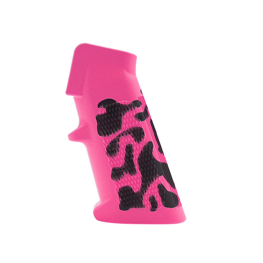 CERAKOTE CAMO| AR Standard A2 Pistol Grip| Black and Cerakote Pink