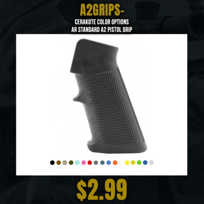 CERAKOTE COLOR OPTIONS AR Standard A2 Pistol Grip