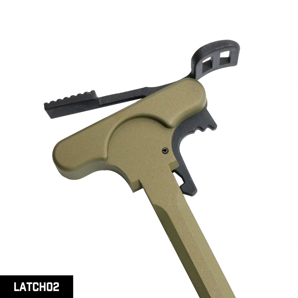 AR-10 / LR-308 CERAKOTE EL GREEN Package Dust Cover, Forward Assist with Latch Option on Charging Handle