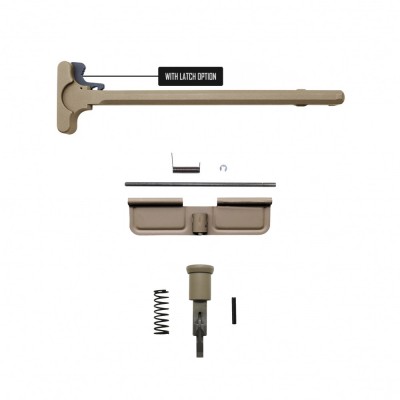 Cerakote FDE Accessory Pack| AR-15/9 Charging Handle Forward Assist and Dust Cover
