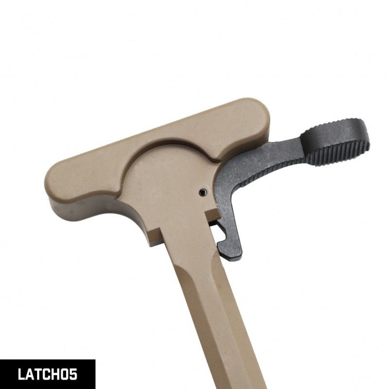 AR-10 / LR-308 CERAKOTE FDE Package Dust Cover, Forward Assist with Latch Option on Charging Handle