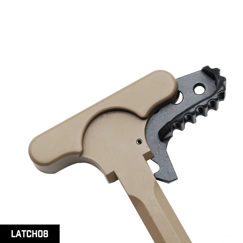 AR-10 / LR-308 CERAKOTE FDE Package Dust Cover, Forward Assist with Latch Option on Charging Handle