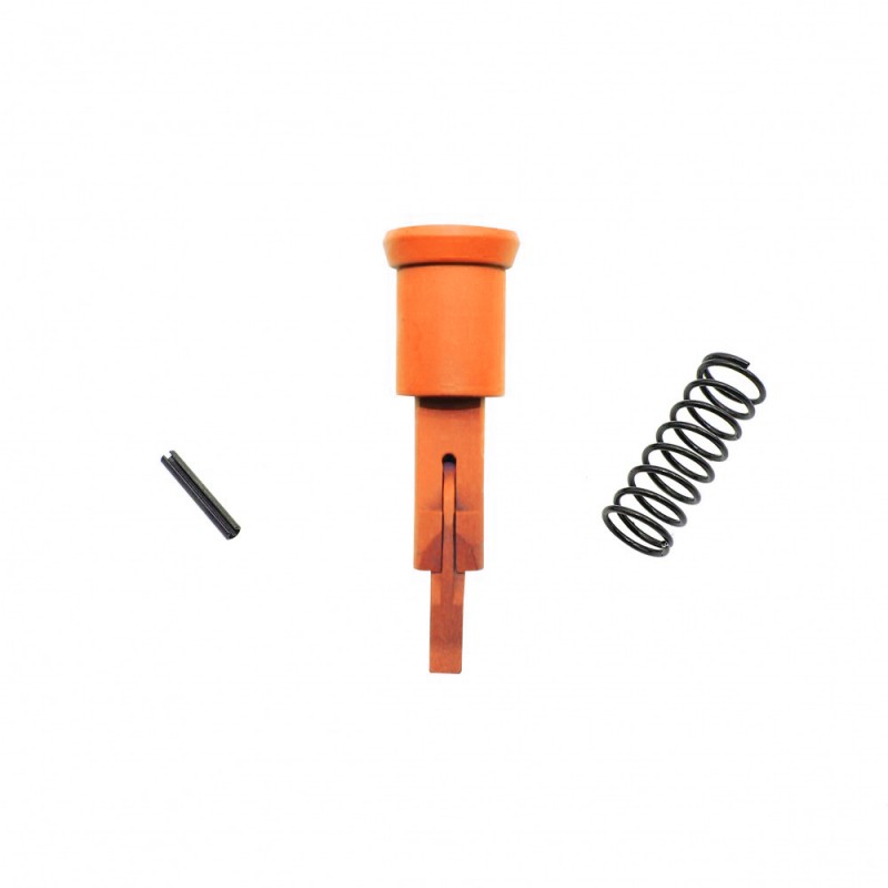 AR-10 / LR-308 CERAKOTE HUNTER ORANGE Package Dust Cover, Forward Assist with Latch Option on Charging Handle