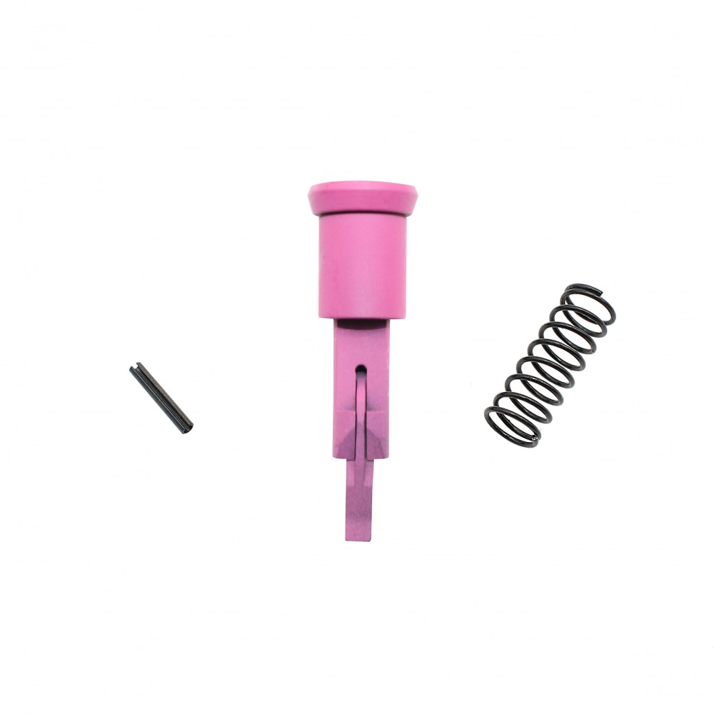 AR-10 / LR-308 CERAKOTE PINK Package Dust Cover, Forward Assist with Latch Option on Charging Handle