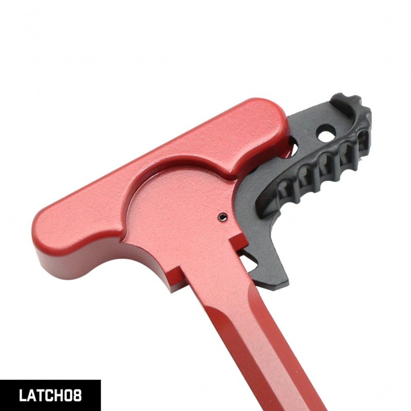 AR-10 / LR-308 CERAKOTE RED Package Dust Cover, Forward Assist with Latch Option on Charging Handle