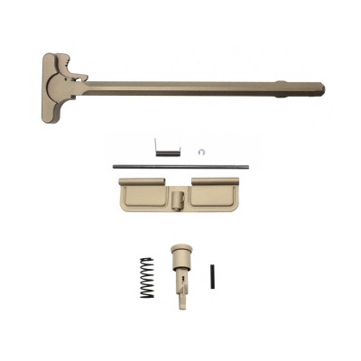 AR-10 / LR-308 Upper Parts Kit Changing Handle, Ejection Port Door and Forward Assist Kit | TAN
