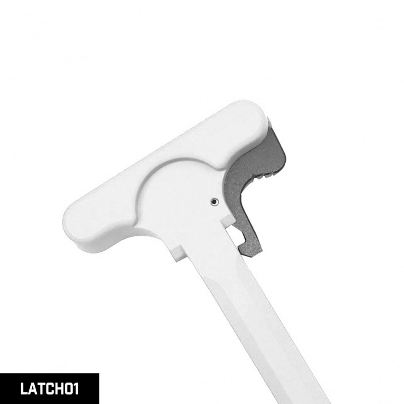 AR-10 / LR-308 CERAKOTE BRIGHT WHITE Package Dust Cover, Forward Assist with Latch Option on Charging Handle