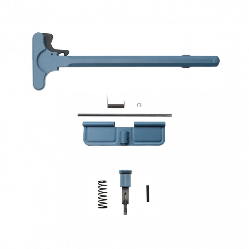 Cerakote Jesse James Blue Accessory Pack| AR-15/9 Charging Handle Forward Assist and Dust Cover