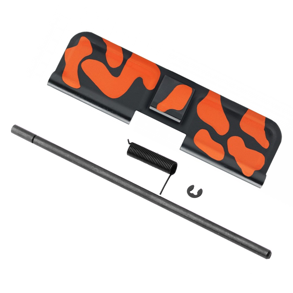 CERAKOTE CAMO | Accessory Pack - Black and Hunter Orange | AR-15/9 Charging Handle Forward Assist and Dust Cover