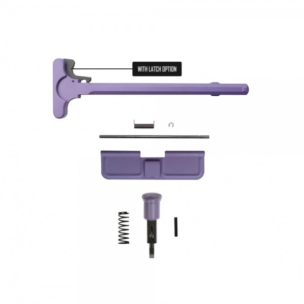 AR-15 CERAKOTE PURPLE Package Dust Cover, Forward Assist with Latch Option on Charging Handle