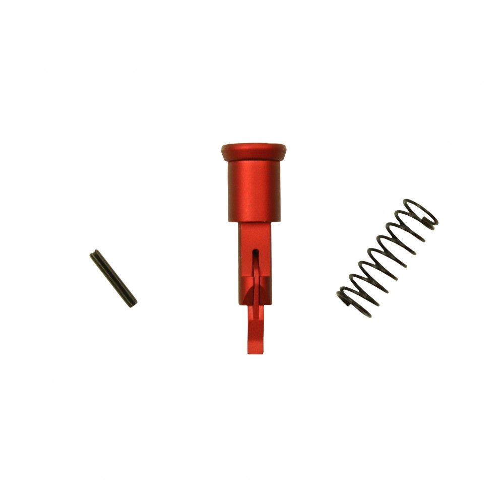 RED Anodized Accessory Pack | AR-15/9 Charging Handle Forward Assist and Dust Cover