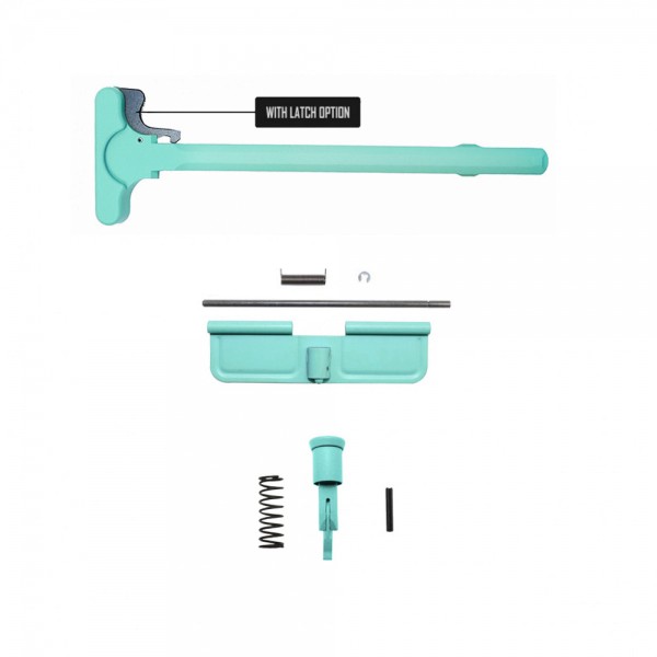 Cerakote Robins Egg Accessory Pack| AR-15/9 Charging Handle Forward Assist and Dust Cover Cerakote Robins Egg Accessory Pack| AR-15/9 Charging Handle Forward Assist and Dust Cover
