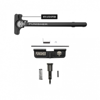AR-15 PUNISHER Package Dust Cover, Forward Assist with Latch Option on Charging Handle
