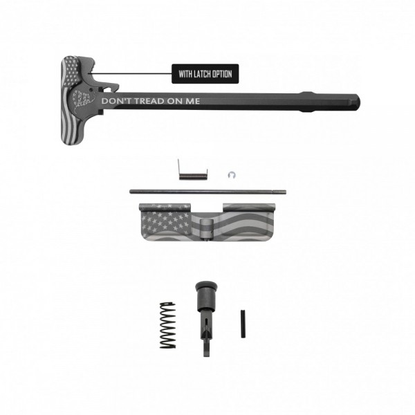 AR-15 PATRIOTIC Package Dust Cover, Forward Assist with Latch Option on Charging Handle AR-15 PATRIOTIC Package Dust Cover, Forward Assist with Latch Option on Charging Handle