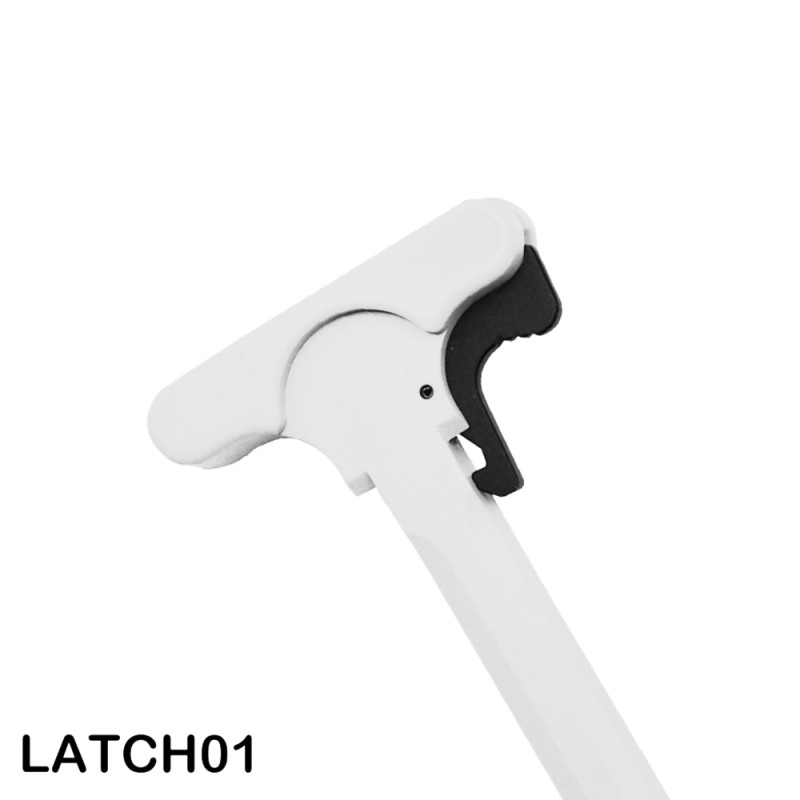 Cerakote Bright White Accessory Pack| AR-15/9 Charging Handle Forward Assist and Dust Cover