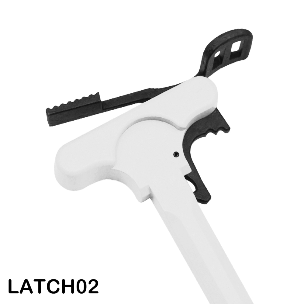 Cerakote Bright White Accessory Pack| AR-15/9 Charging Handle Forward Assist and Dust Cover