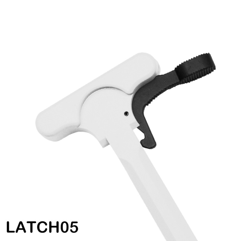 Cerakote Bright White Accessory Pack| AR-15/9 Charging Handle Forward Assist and Dust Cover