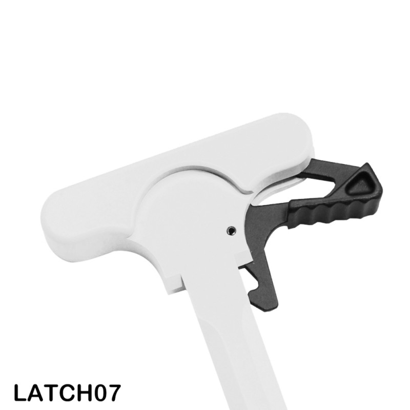 Cerakote Bright White Accessory Pack| AR-15/9 Charging Handle Forward Assist and Dust Cover