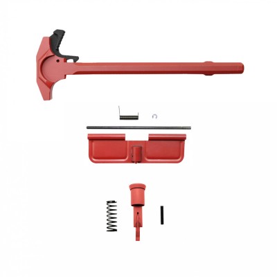 CERAKOTE RED| AR-15 Bundle Upgraded Talon Charging Handle
