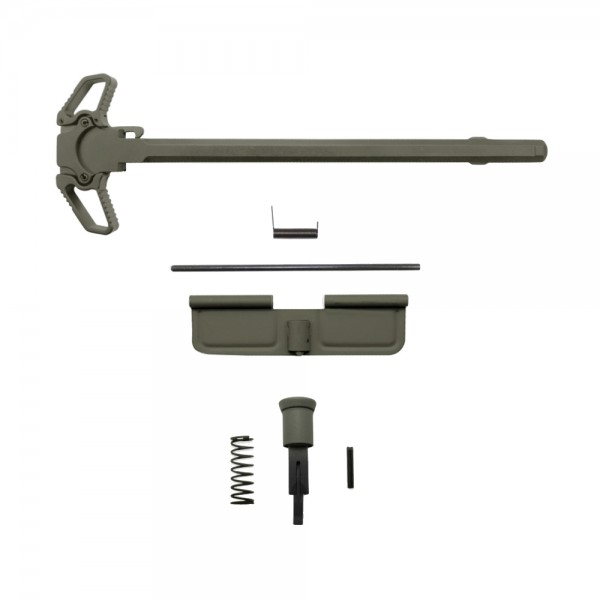 CERAKOTE OD GREEN| AR-10 Bundle Upgraded Dual Ambidextrous Charging Handle