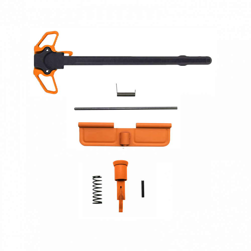 CERAKOTE HUNTER ORANGE| AR-10 Bundle Upgraded Dual Ambidextrous Charging Handle