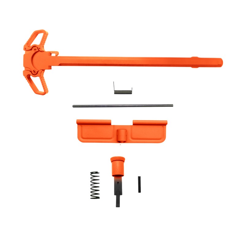 CERAKOTE HUNTER ORANGE| AR-10 Bundle Upgraded Dual Ambidextrous Charging Handle