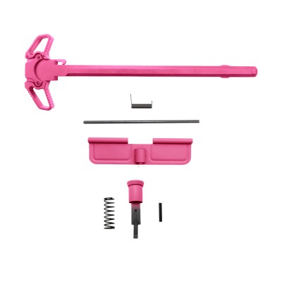 CERAKOTE PINK| AR-10 Bundle Upgraded Dual Ambidextrous Charging Handle