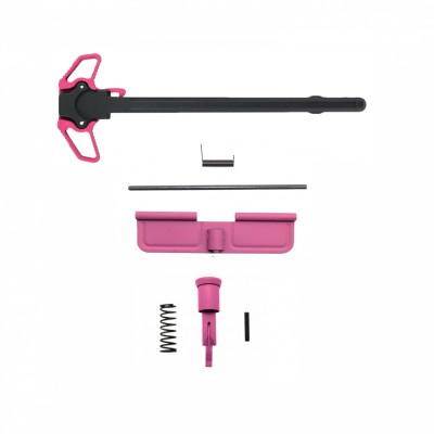 CERAKOTE PINK| AR-10 Bundle Upgraded Dual Ambidextrous Charging Handle