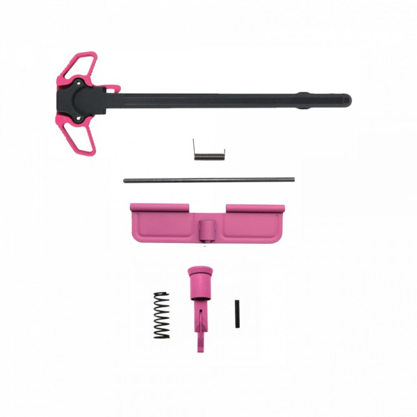 CERAKOTE PINK| AR-10 Bundle Upgraded Dual Ambidextrous Charging Handle