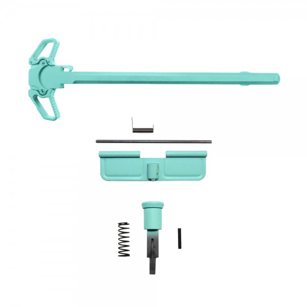 CERAKOTE ROBINS EGG| AR-10 Bundle Upgraded Dual Ambidextrous Charging Handle