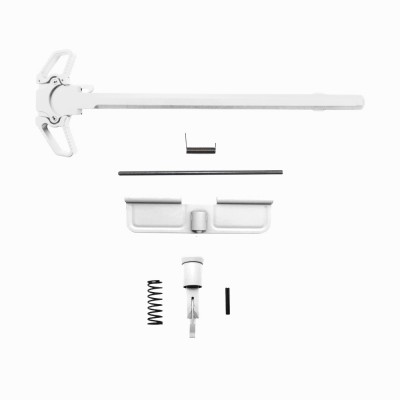 CERAKOTE BRIGHT WHITE| AR-10 Bundle Upgraded Dual Ambidextrous Charging Handle