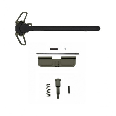 CERAKOTE OD GREEN| Accent Bundle Upgraded Ambidextrous Charging Handle 