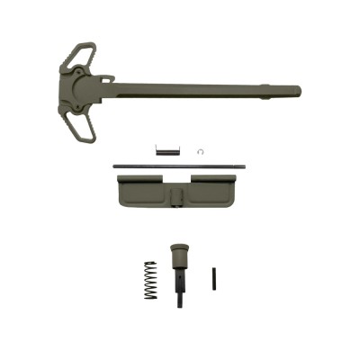 CERAKOTE OD GREEN| Accent Bundle Upgraded Ambidextrous Charging Handle 