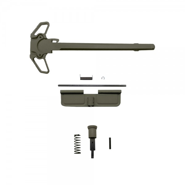 CERAKOTE OD GREEN| Accent Bundle Upgraded Ambidextrous Charging Handle 