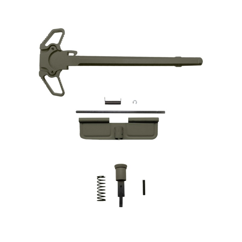 CERAKOTE OD GREEN| Accent Bundle Upgraded Ambidextrous Charging Handle 